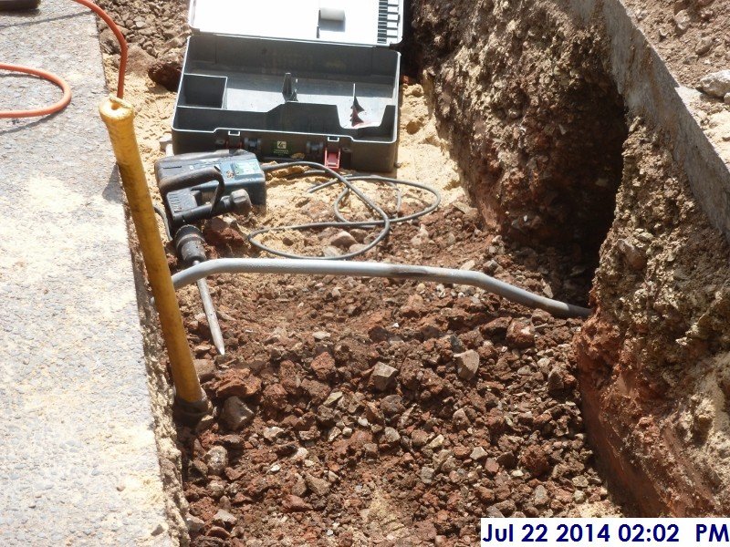 Duct Bank found by Lessner during excavation at the Administration parking lot Pic -3 (800x600)